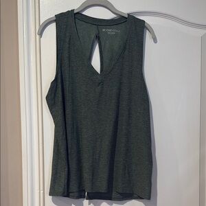 Beyond Yoga Green Cut Out Tank Top